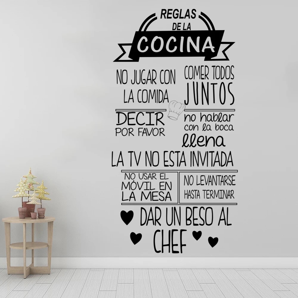 1 pc nice Reglas De La Cocina  - Home Decor Indonesia 评论和价格