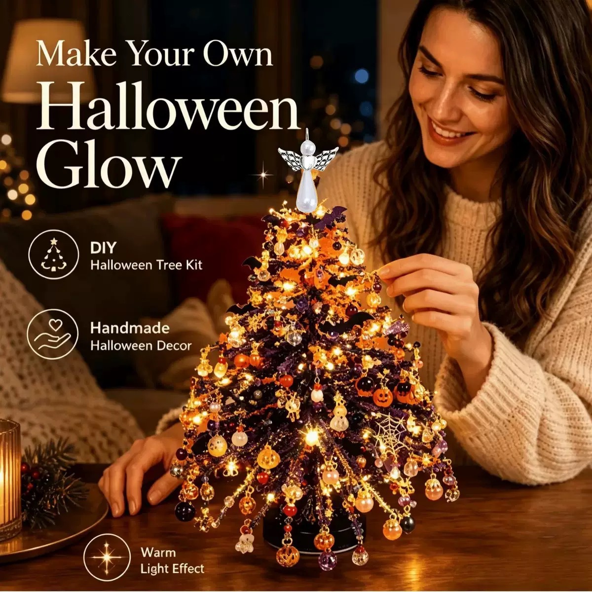 Multi‑Theme DIY Beaded Tree Cr - Home Decor Theme 评论和价格