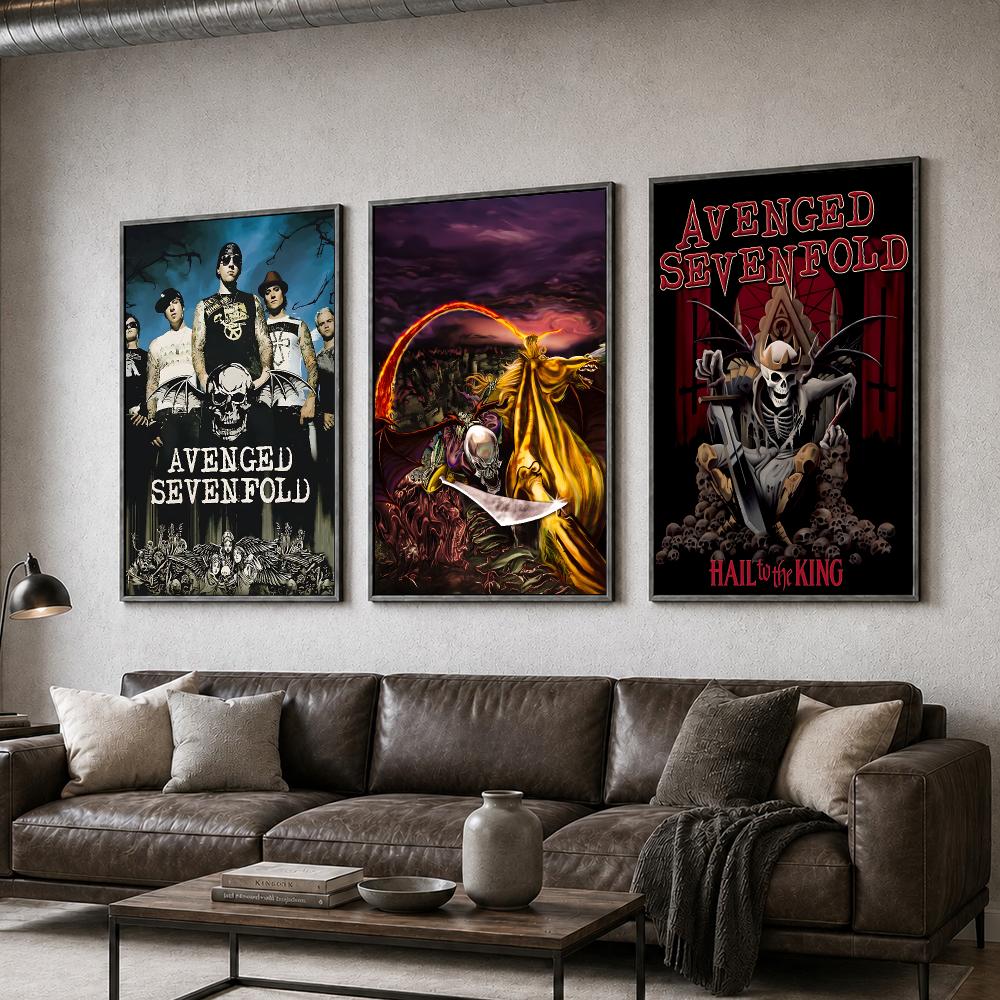 Music Avenged Sevenfold Metal  - Home Decor Theme 评论和价格