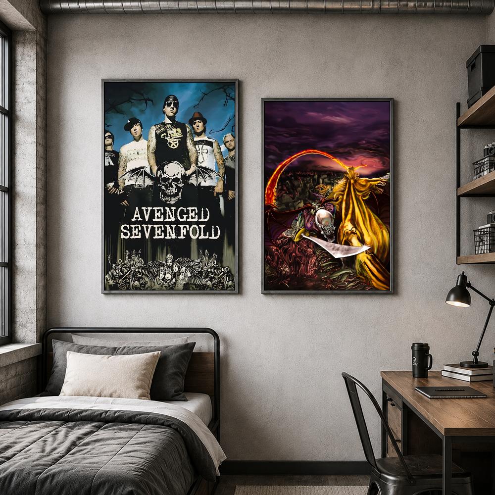 Music Avenged Sevenfold Metal  - Home Decor Theme 评论和价格