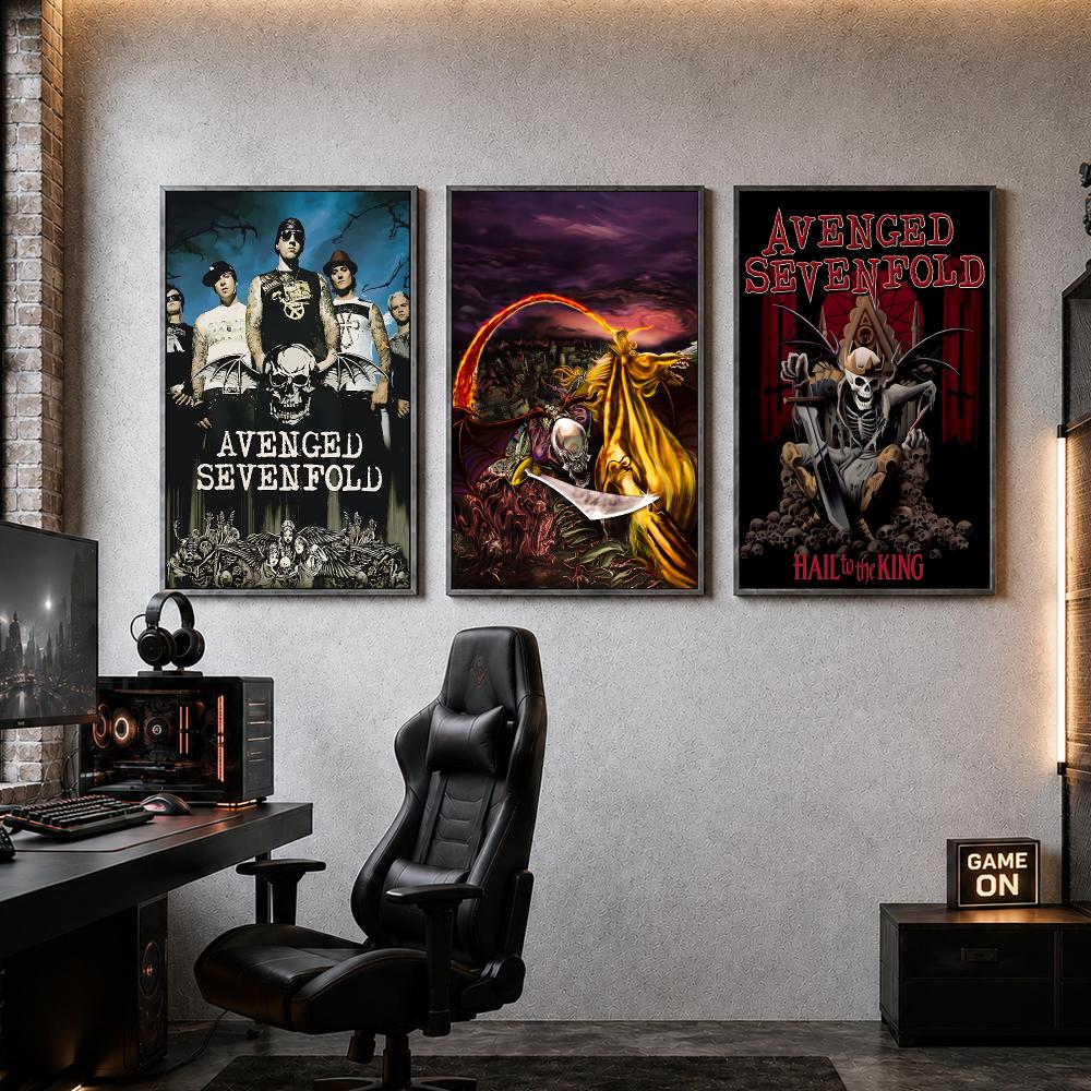 Music Avenged Sevenfold Metal  - Home Decor Theme 评论和价格