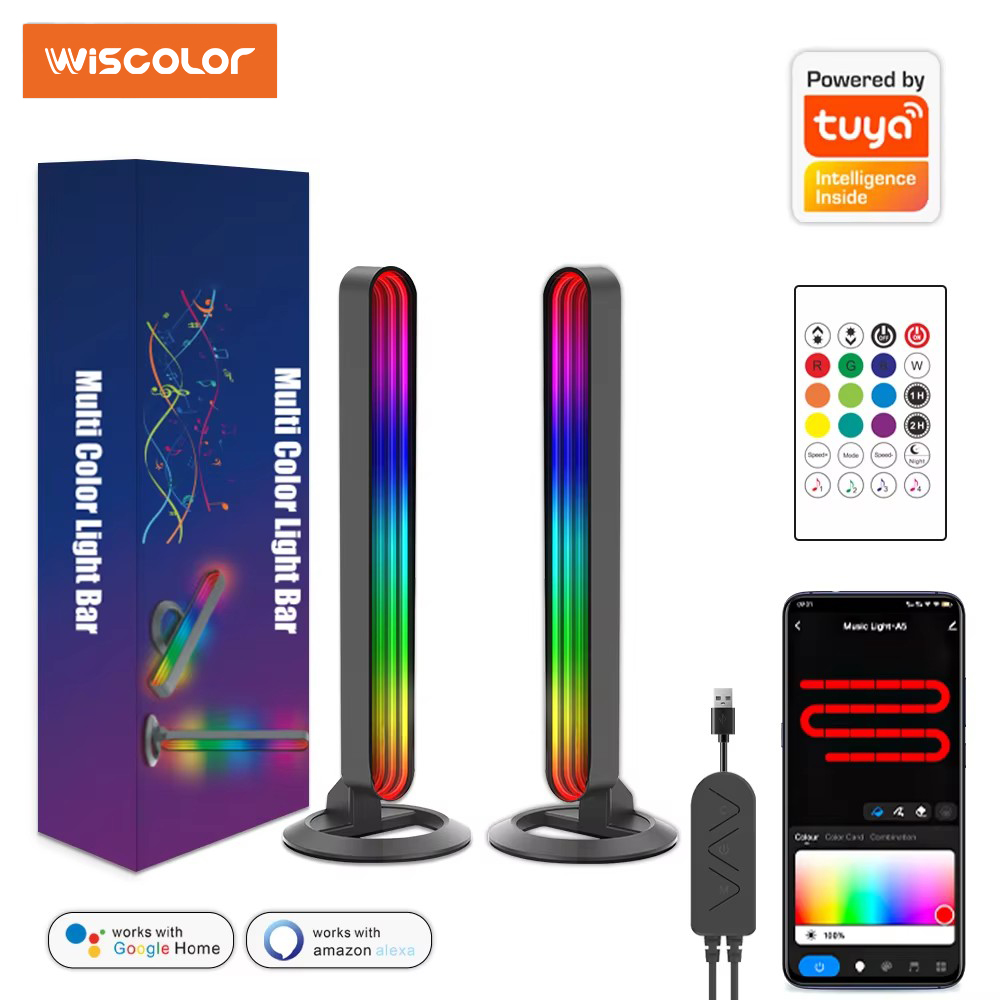 Smart RGB LED Light Bar with M - Home Decor Free App 评论和价格
