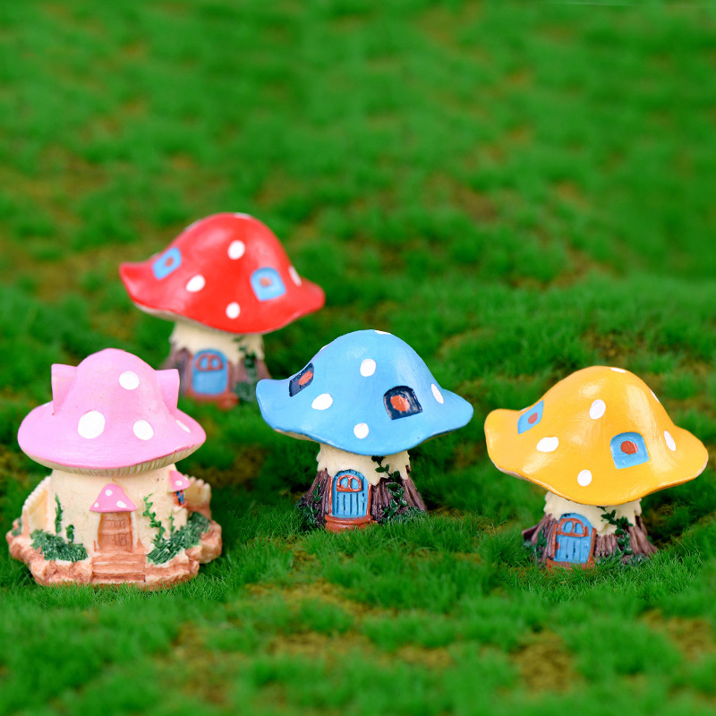 1PC Kawaii Garden Mini Mushroo - Home Decor Za 评论和价格