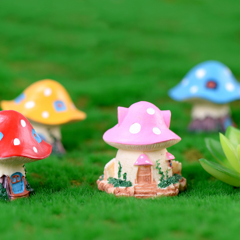 1PC Kawaii Garden Mini Mushroo - Home Decor Za 评论和价格