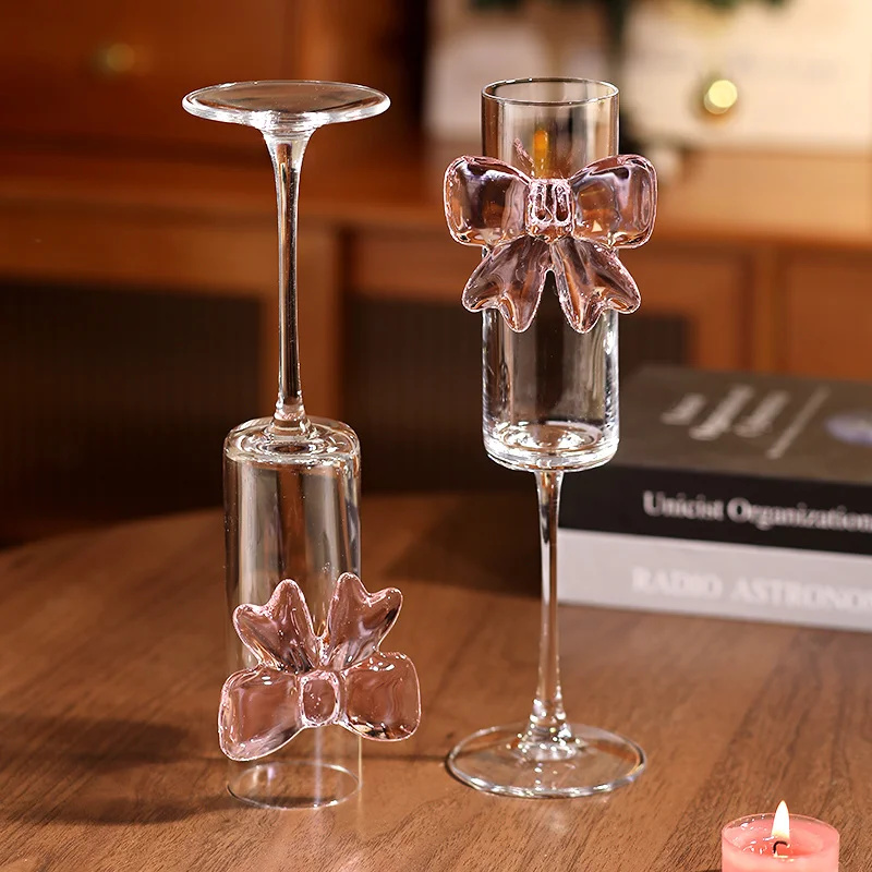 Wedding Bow Y2K Wine Glasses C - Home Decor Y2K 评论和价格
