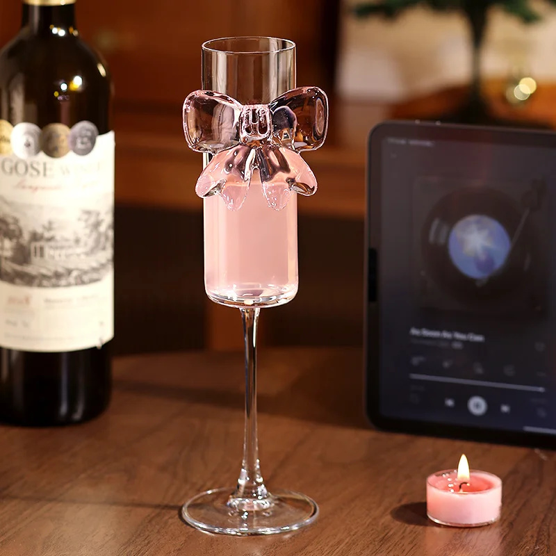 Wedding Bow Y2K Wine Glasses C - Home Decor Y2K 评论和价格