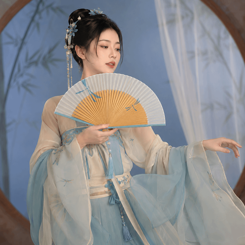 Chinese Style Folding Hand Fan - Bamboo Photo Frame 评论和价格