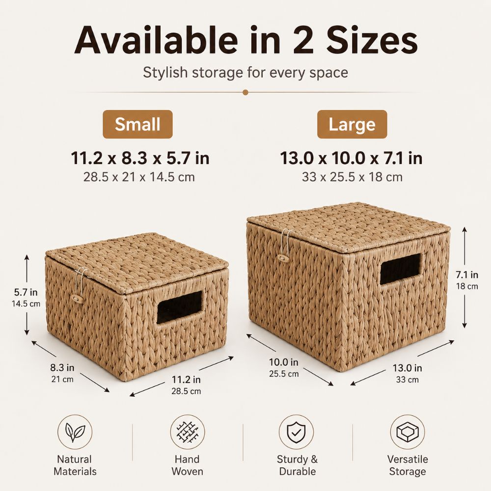 Water Hyacinth Wicker Storage  - Rattan Plant Basket 评论和价格