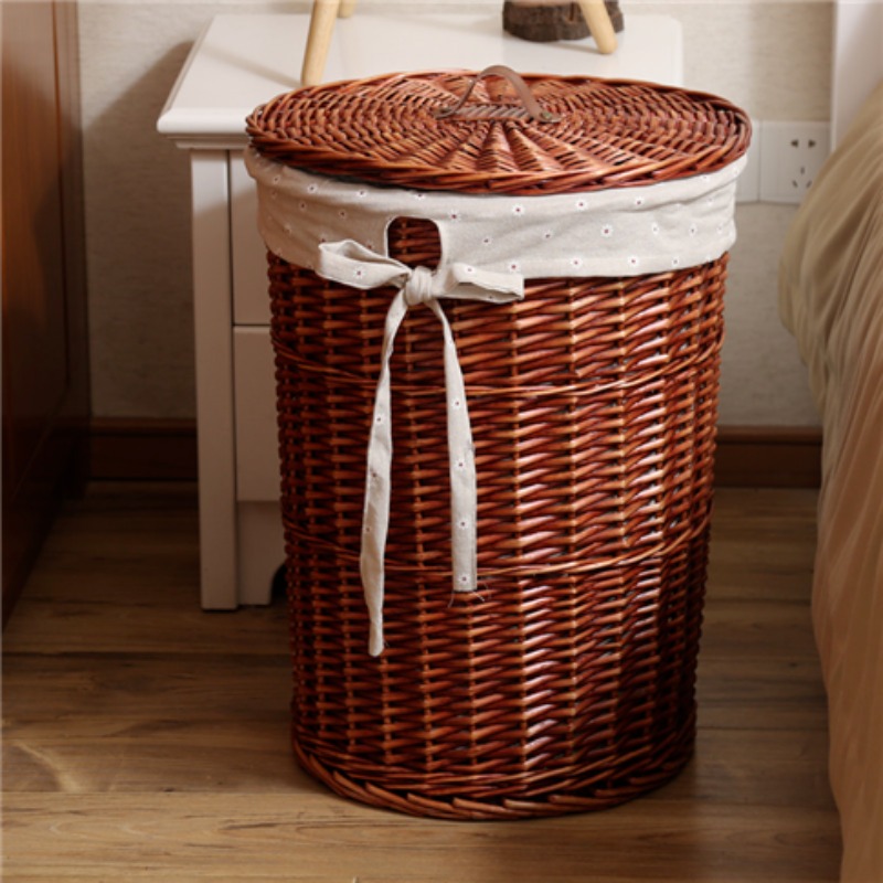 Vintage Style Rattan Woven Dir - Rattan Plant Basket 评论和价格