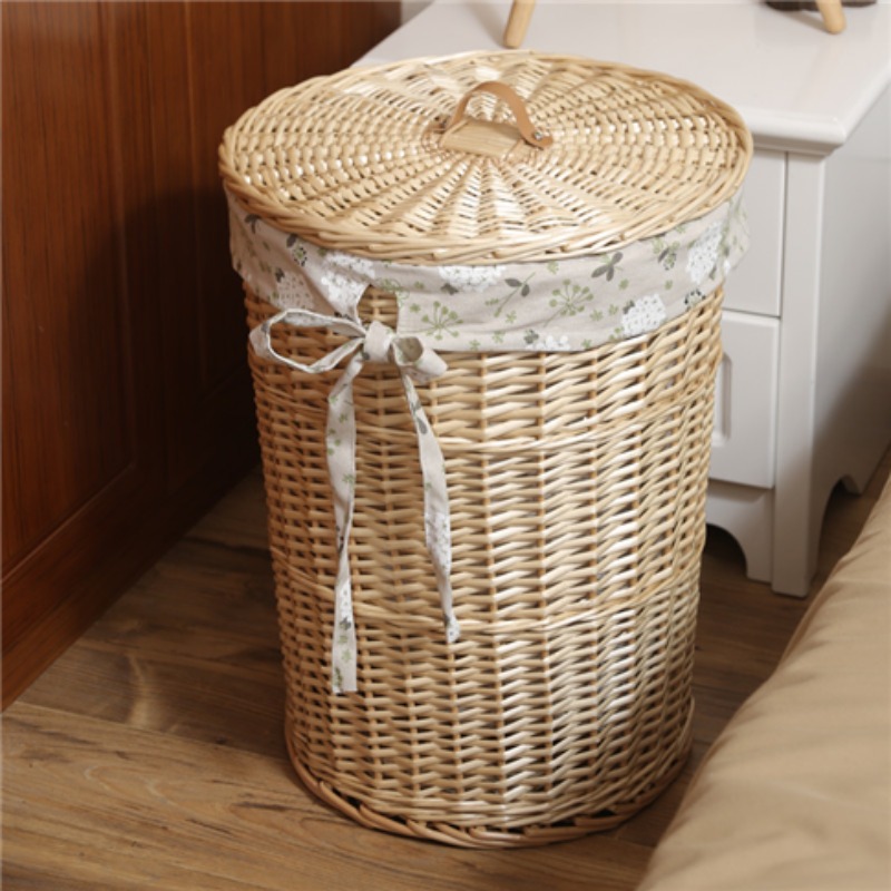 Vintage Style Rattan Woven Dir - Rattan Plant Basket 评论和价格