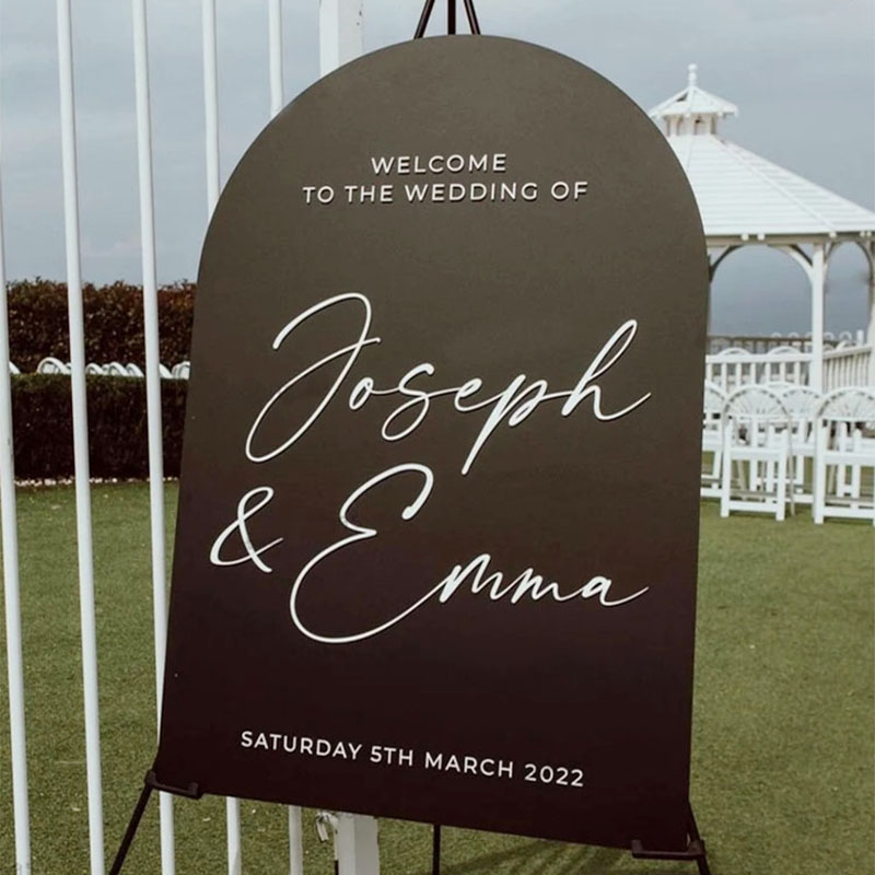 Wedding Welcome Sign Stickers  - Home Decor Indonesia 评论和价格