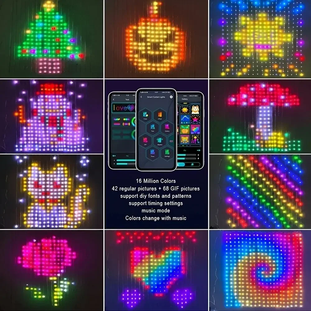 Smart LED Curtain Light APP Co - Home Decor Free App 评论和价格