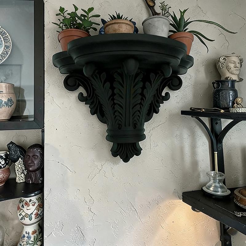 Gothic Floating Wall Shelves C - Bamboo Photo Frame 评论和价格