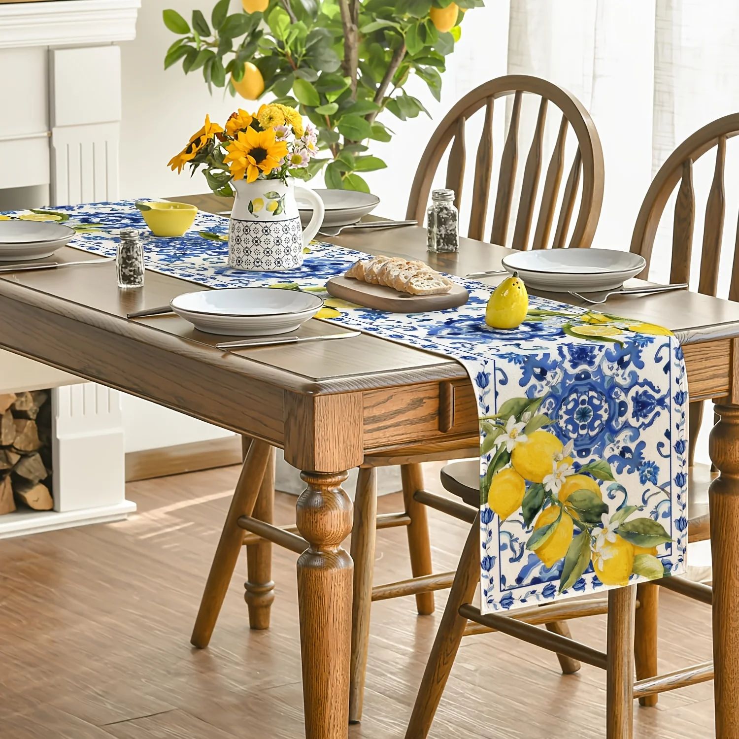 VIKAMA Farmhouse Table Runner  - Linen Table Runner 评论和价格